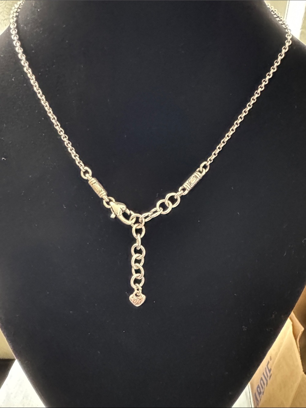 Brighton Silver-Tone Stacked Heart Pendant Necklace - Picture 2 of 2